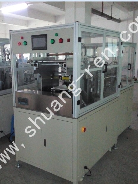 鋁殼鋼殼自(zì)動貼膜機